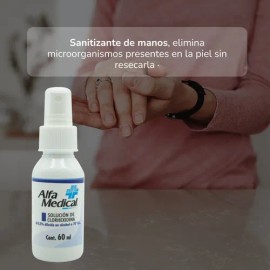 Solución De Clorhexidina 0.5% Antiséptico 60 Ml Alfa Medical