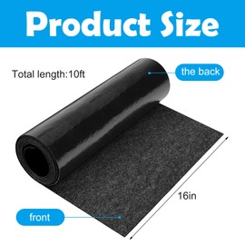 codree 10 Ft x 16 Inch Above Ground Pools Pathways- Absorb Water Pools Ground Walkways- Pool Spa Floor Mat Pad for Above Ground Pools, Spas, Hot Tubs