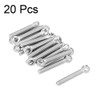 sourcing map 20 Pieces M5 x 30 mm 304 Stainless