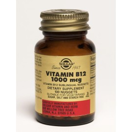 Solgar Vitamin B12 1000mcg 100 Nuggets