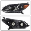 ACANII - For 2009-2013 Toyota Matrix Black Headlights Headlamps Aftermarket