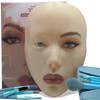 5D makeup Practice Face Board, Silicone Makeup Mannequin Face, Reusable