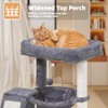 YOUPET Cat Tree with Cat Scratching Post for Indoor Cats,