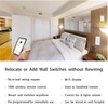 Humpptom Wireless Light Switch and Receiver, Dimmer Switch Work with