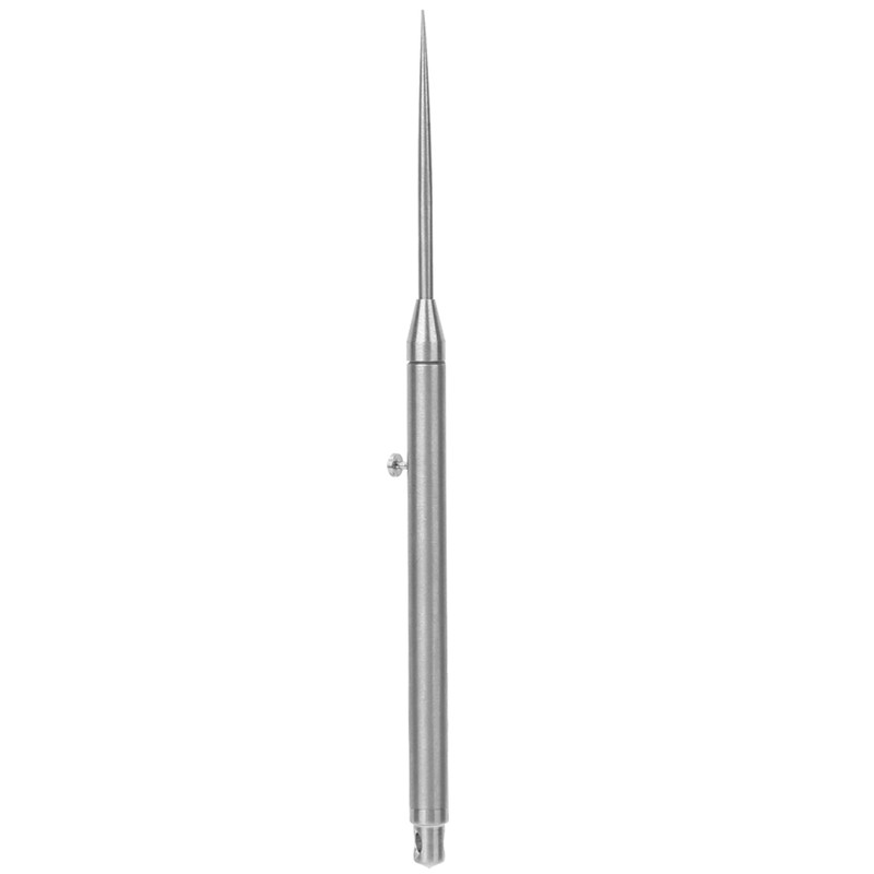 Portable Titanium Alloy Telescopic Toothpick Case Holder for Camping Hiking