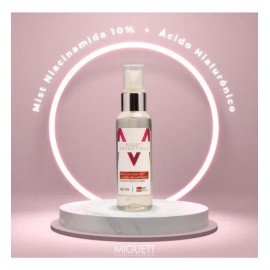 Mist Facial Niacinamida 10% + Ácido Hialurónico Miguett 60ml Todo Tipo De Piel