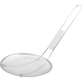 Stainless Steel Flat Bit Round Scum Lifting 5.9 inches (15 cm)