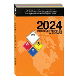 Labelmaster 2024 Emergency Response Guidebook (ERG) Standard Bound, Full Size, Guide to Help When Responding to Transportation Emergencies Involving Hazardous Materials