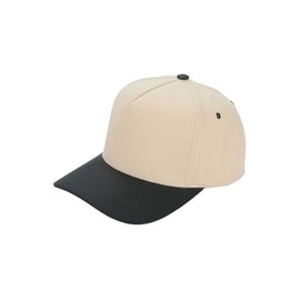 JINS CLOSET Two Tone Canvas Trucker Hat Baseball Cap (US, Alpha, One Size, Black)