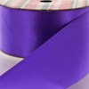 2.25" Regal Purple Double Faced Satin Ribbon 3yd