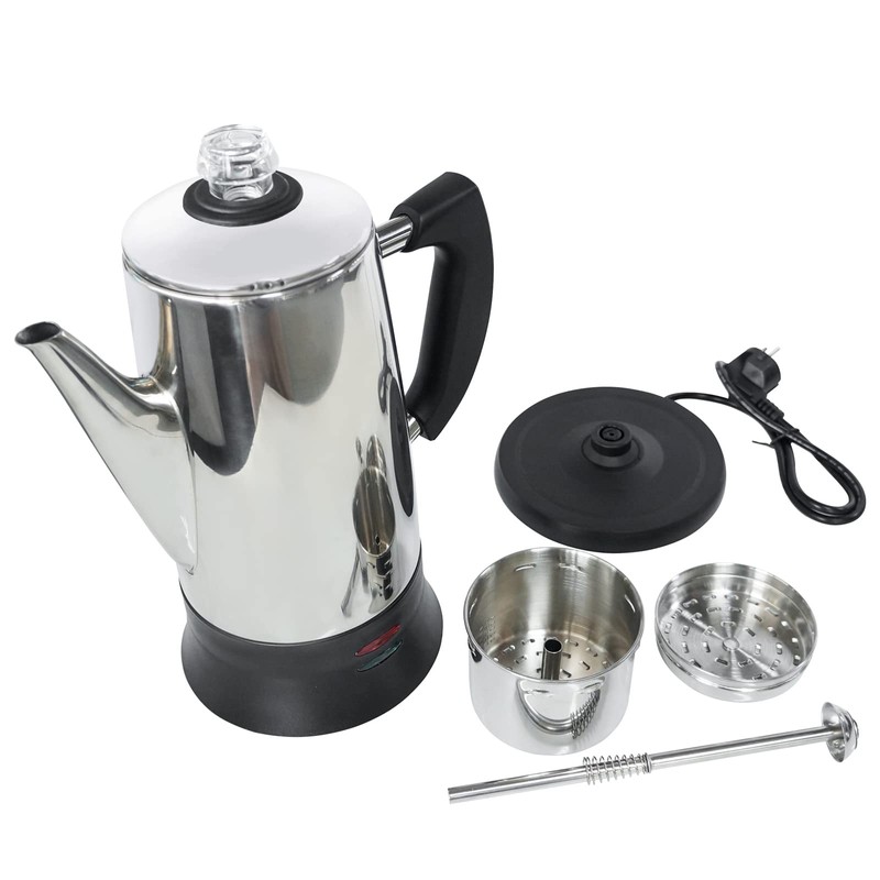 SOTECH Percolator Coffee Pot Electric Maker with Cool Touch Handle,