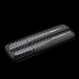 DESIGNER REAL CARBON FIBRE (2) CIGAR CIGAR CASE