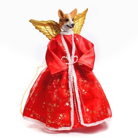 Corgi Angel Christmas Tree Topper (Pembroke)