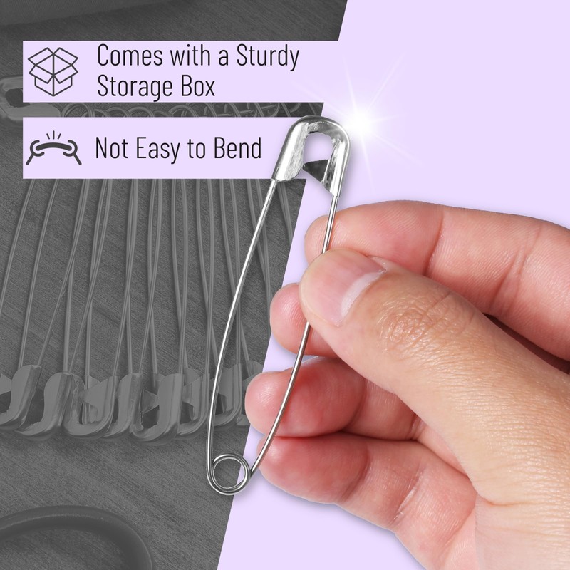 Mr. Pen - 1000 Pack 1.1 Inch Silver Safety Pins
