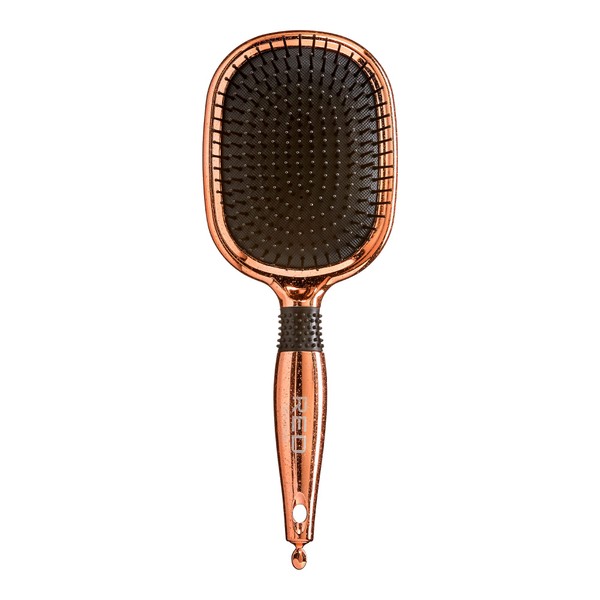 Red by Kiss Rose Gold Chrome Paddle Brush Heat Resistant