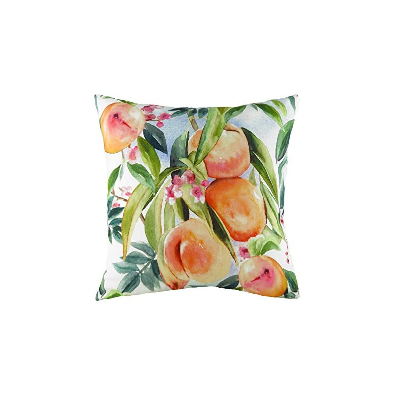 Evans Lichfield Fruit Peaches Cushion Cover, Multi, 43 x 43cm