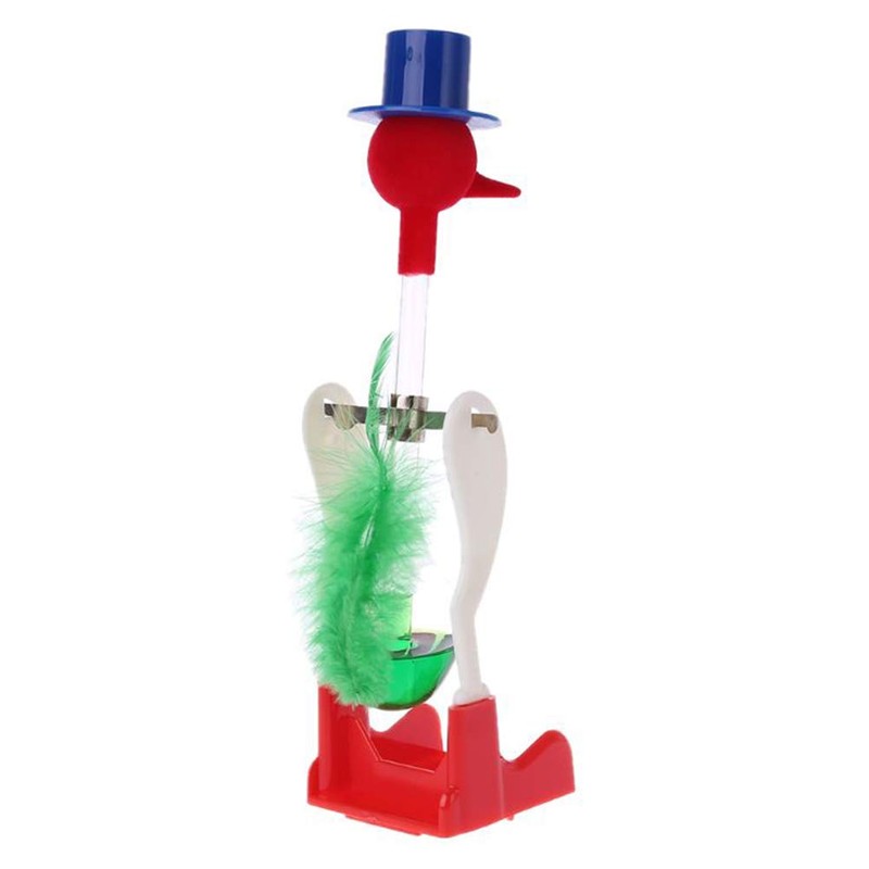 Ghzste Creative Non-Stop Liquid Drinking Glass Bird Seesaw Magic Prank