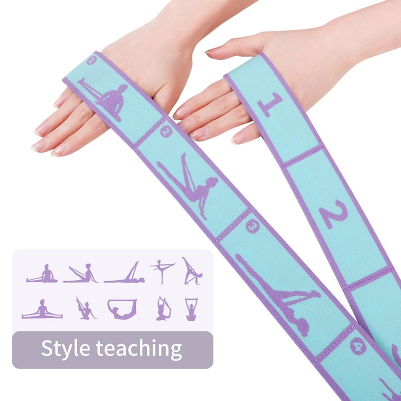 Adjustable Stretch Strap for Kids, 8-Loop Elastic Resistance Band for