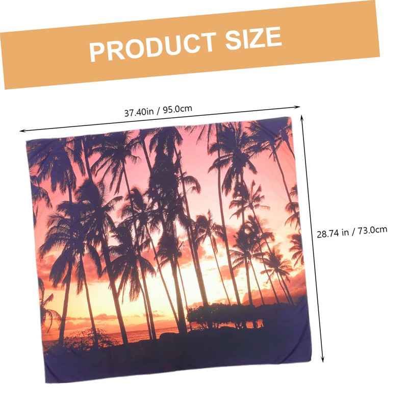 Mikinona 1 Set Hawaiian Style Wall Tapestry Beach Backdrop with