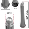 SPARES2GO 20mm 0.8" Long Slim Barrel compatible with Dyson fits