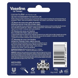 Vaseline Pack of (6) New Vaseline Lip Therapy Cocoa Butter