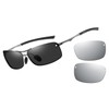 FEISEDY B1286 Men's Sunglasses, Polarized TAC Metal Frame, Stylish, Popular,