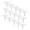 Outdoor Luminous Tent Stakes Stainless Steel Screw Ground Anchors Peg