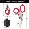 Trauma Shears Raptor Rescue Emergency Shears with Strap Cutter and