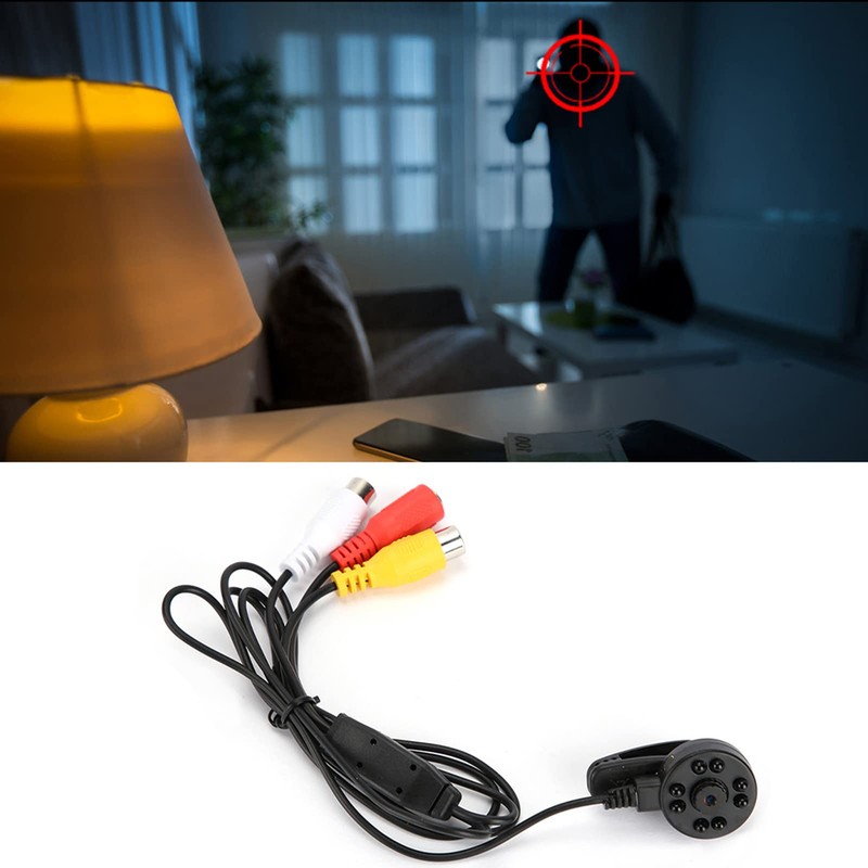 Security IR Camera, 8 Light Mini Video Camera CCTV HD