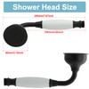 HOMEDEC Vintage Handheld Shower Head with 59inch Flexible Hose High-Pressure