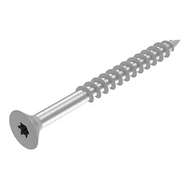 SECCARO Chipboard Screw 4 x 40 mm Stainless Steel V2A VA A2 Wood Screw Partially Threaded TX/Hexalobular Pack of 200