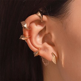Dragon Ear Cuff Earrings for Women Gothic Ear Cuffs Wrap Earrings Punk Earrings Gold Dragon Claw Earrings Dragon Jewelry Gifts