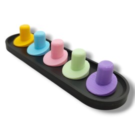 Electric Toothbrush Head Holder for Oral-B iO Toothbrush Head Holder, Toothbrush Holder for Bathroom, Compatible Only with Oral B iO Series – toothbrush holder – [Choose 2 to 6 Heads] (5 Heads)