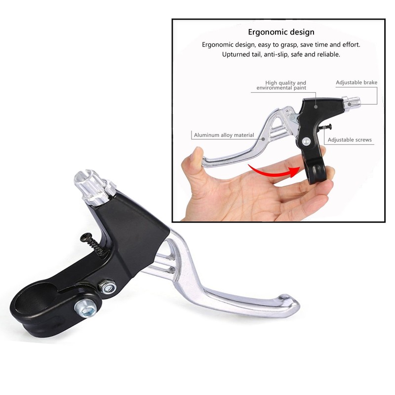OFKPO 1 Pair Universal Bicycle Handle Brake Lever Diameter 22