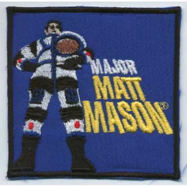 Katarra8.com Major Matt Mason 3.75" Embroidered Iron-On Patch