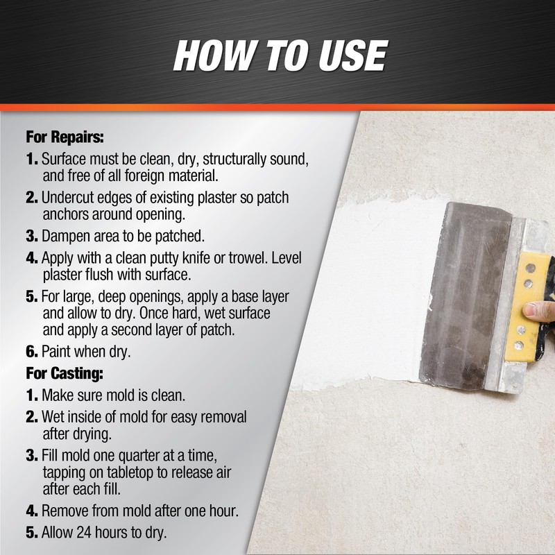 Dap 10308 4-Pound Interior Plaster of Paris , White