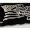 Diamond Etched Products Engraved US USA Flag Eagle Patriotic Car