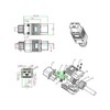 JORINDO IEC320 C19 AC Power Socket,Female Socket for The PDU