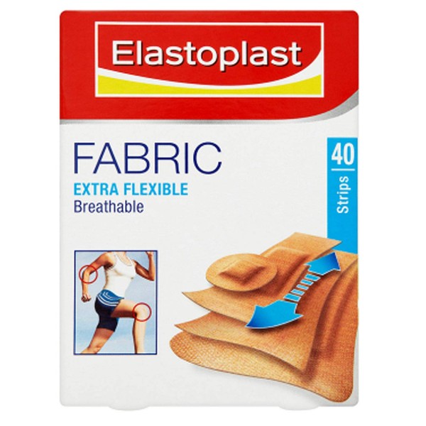 Elastoplast Plasters -Fabric - 40 (Assorted)-PACK OF 2