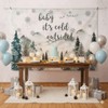 Aperturee Baby It's Cold Outside Backdrop, 7x5ft Winter Wonderland Baby