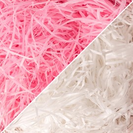 Crinkle Cut Paper Shred Filler, 200 g Tissue Paper Shred Craft Paper, Shredded Paper Filler Gift Box Filling Crinkle Paper for Christmas Party Supplies Gift Box Baskets Wrapping