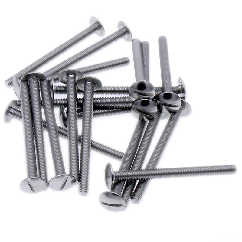 M3 (3mm x 35mm) Slot Mushroom Machine Screw (Bolt) -