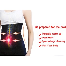 Thermal Cashmere Knit Lumbar Warmer Lower Back Support Belt Brace Stomach Kidney Warmer Abdominal Binder Waist Trimmer Band