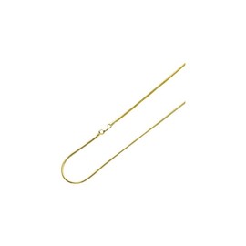 Verona Jewelers 925 Sterling Silver necklace 1MM- 2.5MM Italian Solid Round Snake Chain Necklace-Sterling Silver Gold Chain for Pendants, Magic Flexible Snake Chain, Gold Over Sterling Silver