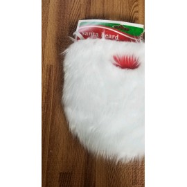 Unbranded White Fake Santa Claus Beards Party Decoration Saint Nick XMAS Christmas