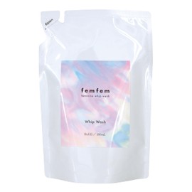 Femfem Whip Body Wash, 6.1 fl oz (180 ml), Set of 1, Feminine Delicate Zone, Soap, Vio, Blackheads, Soap, Moisturizing, Deodorizing, Refill Pouch