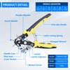 B BOSI TOOLS Leather Hole Punch,Belt Hole Puncher for Leather，Heavy
