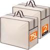 Lifewit 75L Storage Bag with Reinforced Handles, Pack of 2