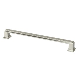Not Available Contemporary 8.25-inch Roma Stainless Steel Brushed Nickel Finish Square