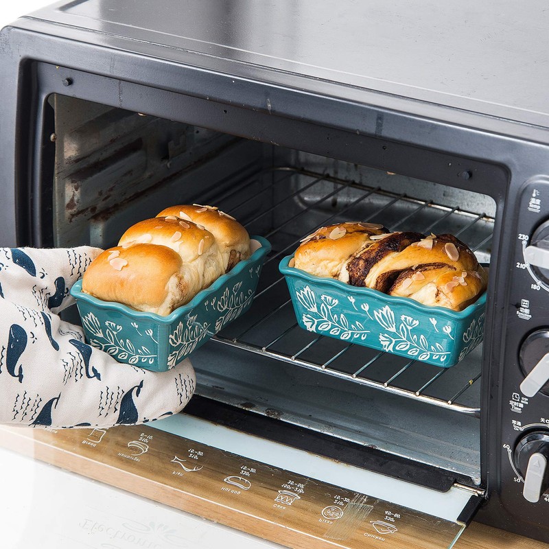 Wisenvoy Mini Loaf Pan Bread Pan Ceramic Loaf Pans for